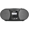 TechniSat DIGITRADIO 1990 0000/3952 rádio s CD, DAB plus , FM, AUX, Bluetooth, CD, USB, s USB nabíječkou, funkce alarmu, černá