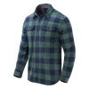 Helikon-Tex Košeľa GreyMan - Moss Green Checkered - XL–Regular