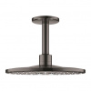 Súprava sprchovej hlavice a stropného sprchového ramena Grohe Rainshower SmartActive, tvrdý grafitový lesk 26477A00
