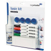 Legamaster 7-125100 basic Kit for Whiteboards popisovač na biele tabule čierna, modrá, červená, zelená vr. mazacie huby, čistiaceho prostriedku, magnetov N/A; 7-125100