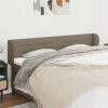 VidaXL Opierka hlavy, taupe, 203x23x78/88 cm, tkanina