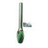 Optima Abrasives Technická frézka kvapková typ E - 6 mm - pr. 6 mm