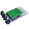 Sada kociek na RPG: Chessex - Blue-Green Gold (10 ks)