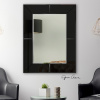 Gaudia Zrkadlo Meruna Black Rozmer zrkadla: 60 x 80 cm