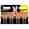 Batéria alkalická, AA, 1.5V, Duracell, blister, 8-pack, 42303, Basic