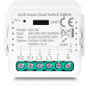 GISE Smart Dual Switch no neutral Zigbee | Zigbee Dual Relay Module | GDS-ZB-NN