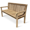 TEXIM Lavica záhradná KINGSBURY, teak 150 cm