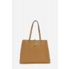 KABELKA KARL LAGERFELD K/AUTOGRAPH PADLOCK MD TOTE CARAMEL