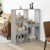 zahrada-XL Deliaca stena sivá sonoma 100x33x115 cm kompozitné drevo 3309551