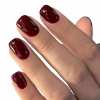 UMELÉ NECHTY TIPSY ŠTVORCOVÉ BURGUNDY SAMOLEPIACE 24KS