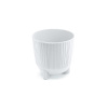 PROSPERPLAST Kvetináč RYFO N biely10,7cm