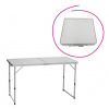 Tempo Kondela Skladací kempingový stôl, 120 cm, hliník/MDF, KEPI TYP 1