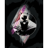 ZUTY Maľovanie podľa čísel - ABSTRAKTNÝ MAĽOVANÝ BATMAN Rámovanie: bez rámu a bez vypnutia plátna, Rozmer: 40x50 cm