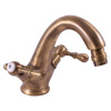 MORAVA RETRO - Nástenná bidetová batéria s výtokom, staromosadz (bronz) MK443.5SM, RAV Slezák