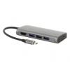 LMP Video Hub, 4K HDMI, USB-C, 3x USB 3.0 - USB-C nabíjecí adaptér, vesmírně šedý - 17104