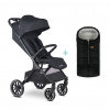 EASYWALKER Kočárek sportovní Jackey2 XL Midnight Black + PETITE&MARS fusak Jibot ZDARMA (VP-F186350)