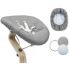 Stokke Nomi Newborn Set - polohovateľná vysoká stolička | White/Grey/Blue