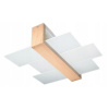 Stropné svietidlo, lampa - Stropná lampa Feniks 2 E27 Sollux Wood (Stropná lampa Feniks 2 E27 Sollux Wood)