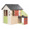 Domček s kuchynkou a 17 doplnkov Nature Playhouse&Kitchen Life Smoby 3 okná s 2 žalúziami a posuvnými okenicami s UV filtrom od 24 mes - model 2025