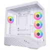 Lian Li Vector V100, Midi-Tower, ATX, RGB, Tempered Glass - white G99.V100RW.00
