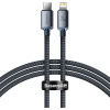 Baseus CAJY000201 Crystal Shine Series Datový Kabel USB-C - Lightning 20W 1,2m Black 6932172602741