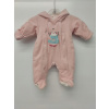 Dojčensky overal - PAJACKEK EWA KLUCZE 56 PINK (Zimná podšívka Pajac Winter Hood Velor Veľkosť 56)
