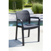 ALLIBERT zahradna stolicka SAMANNA ANTRACIT
