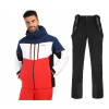 Pánský lyžařský komplet Tonnsi RED L + Rhea BLK M