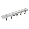 Polysan Sprchový žlab 86 cm polypropylen šedá lesk vlnky 71678
