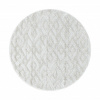 Moderní kusový koberec Pisa 4708 Cream | Ayyildiz | Kruh 200 cm | Bílá Typ: Kruh 80 cm