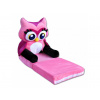 Kresielko rozkladacie detské sova ružová