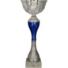 Victoria Sport Stříbrno-modrý kovový hrnek