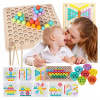 Skladačka drevená mozaika click4TOYS Bead Holder