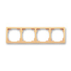 Rámček štvornásobný (pre vodorovnú i zvislú montáž), béžová, ABB Swing 3901G-A00040 D1