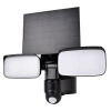 Solight LED solárne svetlo so senzorom, 9W, 850lm, 4000K, Li-Ion, čierna