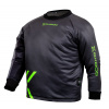 Oxdog X2 GOALIE SHIRT JR Black/Green 150 / 160 cm, čierna / zelená
