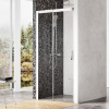 Ravak Matrix - Sprchové dvere posuvné dvojdielne MSD2-110 L, 108 cm-112x195 cm-farba satin, sklo transparent 0WLD0U00Z1