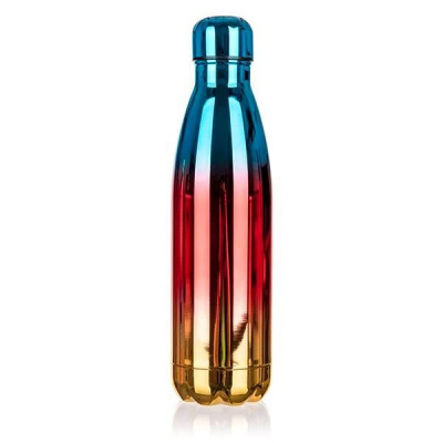 BANQUET FLAMENCO Termo fľaša 500 ml, dúhová modrá