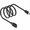 Kábel USB-C Beline na nabíjanie hodiniek Garmin 1 m, čierny