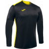 Joma Futbalový dres s dlhým rukávom CAMPUS II SHIRT BLACK-YELLOW L/S Veľkosť: 4XS/3XS