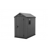 Záhradný domček Keter Darwin 4 x 6 sivý, s podlahou, 610139