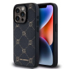 Karl Lagerfeld PU Karl Heads Pattern Magsafe zadný kryt pre iPhone 15 Pro Black