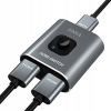 PREPÍNAČ HDMI GANA BI-HDMI STRIEBORNÝ
