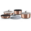 Sada riadu BERLINGERHAUS Sada riadu s odnímateľnou rukoväťou 9 ks Rosegold Metallic Line (BH-6147)
