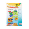 Moosgummi penová guma samolepiaca 5 listov gliter BASIC - 3 balenia