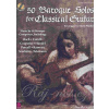 50 Baroque Solos For Classical Guitar gitara + tabulatúra