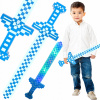 MEGA VEĽKÝ SVETELNÝ MEČ SVIETIACI MEGA DLHÝ PIXEL Z HRY MINECRAFT XL