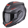 Helma SCORPION EXO-TECH EVO CARBON COSY matná černo/červená - L - doprava zdarma
