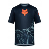 Detský cyklistický dres Fox Yth Ranger Ss Jrsy Img Print Arctic Blue