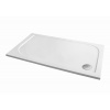 AQUATEK HARD 120 x 80cm obdĺžniková sprchová vanička, liaty mramor, biela, HARD120X80